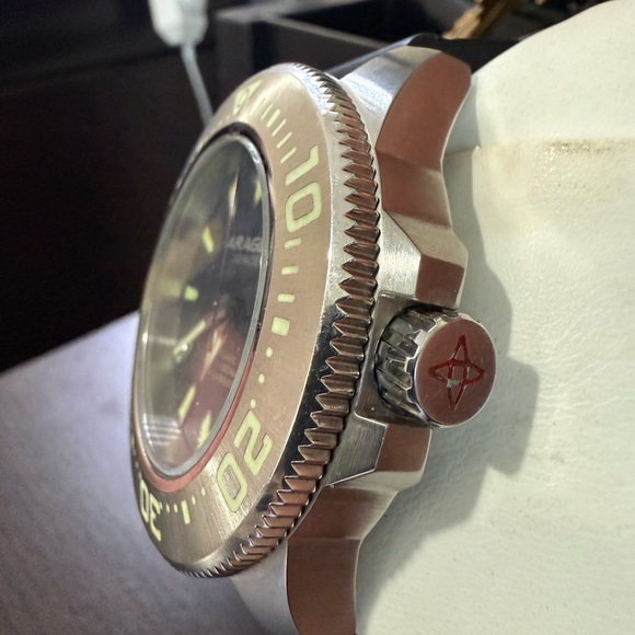 Aragon Divemaster Watch with Black and Green Dial Japanese NH35A Automatic - Picture 4 of 13